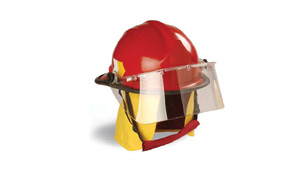 Casco para bombero,