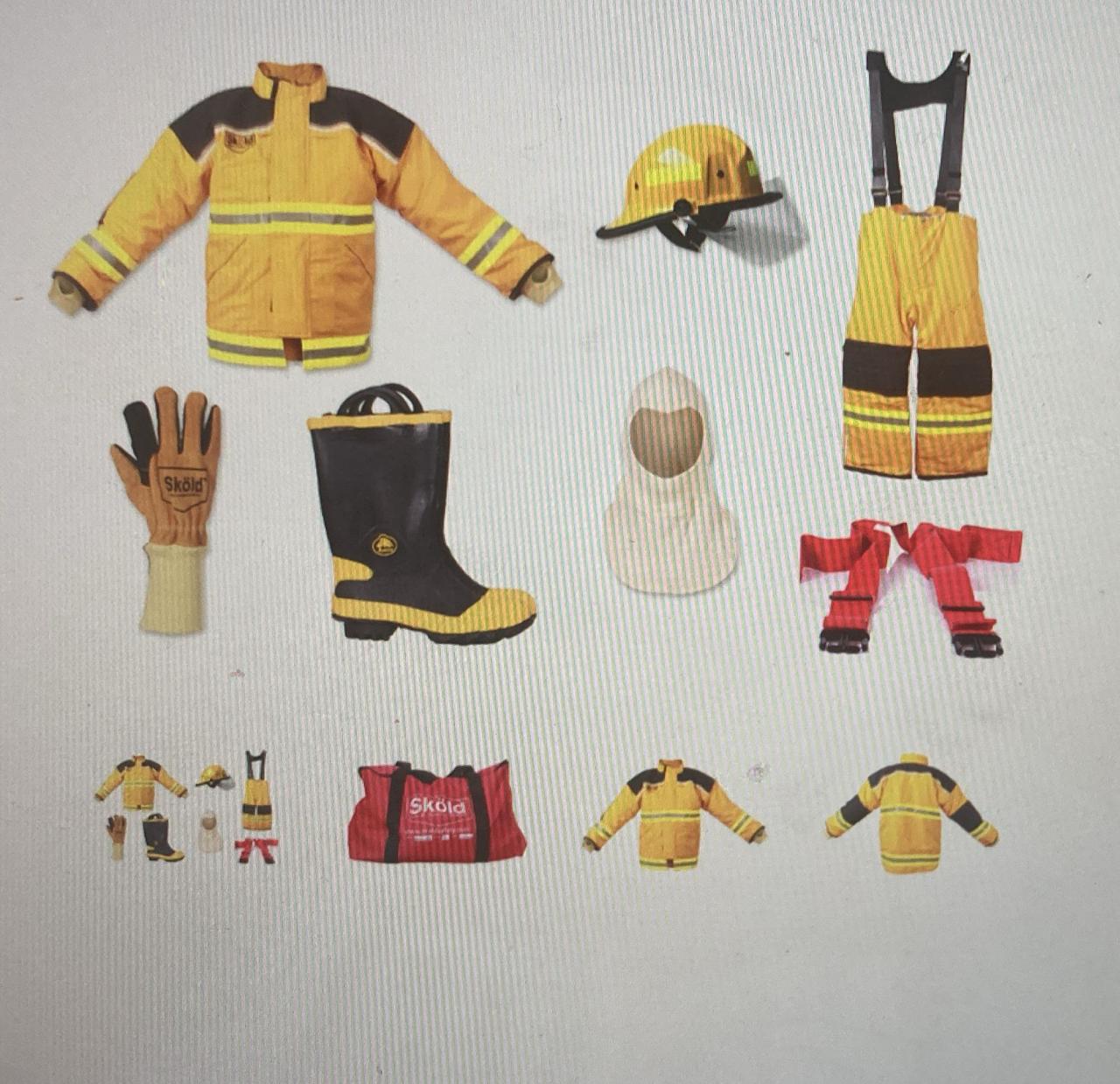 Traje para bombero