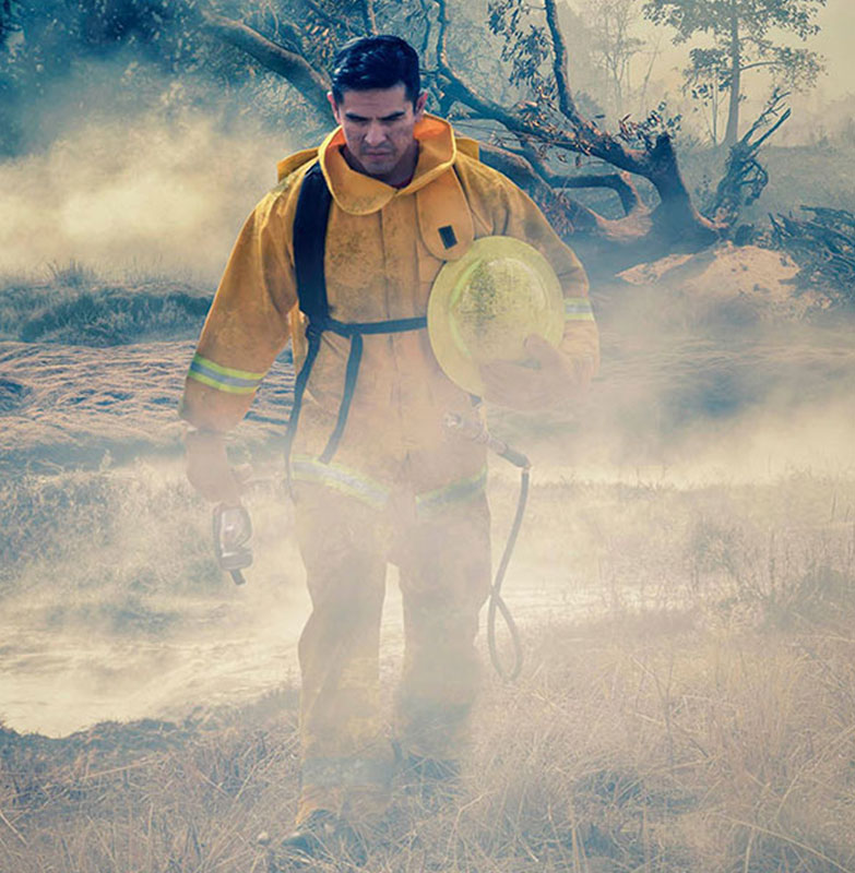 Traje de bombero forestal
